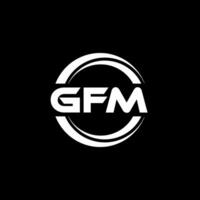 gfm logo diseño, inspiración para un único identidad. moderno elegancia y creativo diseño. filigrana tu éxito con el sorprendentes esta logo. vector