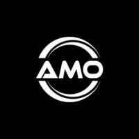 AMO Logo Design, Inspiration for a Unique Identity. Modern Elegance and Creative Design. Watermark Your Success with the Striking this Logo. vector