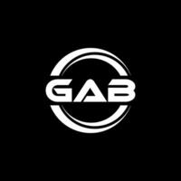GAB Logo Design, Inspiration for a Unique Identity. Modern Elegance and Creative Design. Watermark Your Success with the Striking this Logo. vector