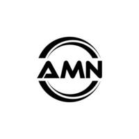 amn logo diseño, inspiración para un único identidad. moderno elegancia y creativo diseño. filigrana tu éxito con el sorprendentes esta logo. vector