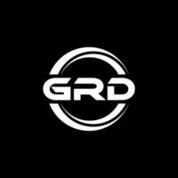 GRD Logo Design, Inspiration for a Unique Identity. Modern Elegance and Creative Design. Watermark Your Success with the Striking this Logo. vector