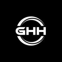 ghh logo diseño, inspiración para un único identidad. moderno elegancia y creativo diseño. filigrana tu éxito con el sorprendentes esta logo. vector