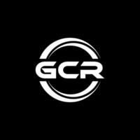 gcr logo diseño, inspiración para un único identidad. moderno elegancia y creativo diseño. filigrana tu éxito con el sorprendentes esta logo. vector