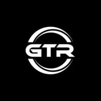 gtr logo diseño, inspiración para un único identidad. moderno elegancia y creativo diseño. filigrana tu éxito con el sorprendentes esta logo. vector