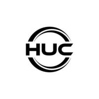 huc logo diseño, inspiración para un único identidad. moderno elegancia y creativo diseño. filigrana tu éxito con el sorprendentes esta logo. vector