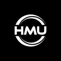 HMU Logo Design, Inspiration for a Unique Identity. Modern Elegance and Creative Design. Watermark Your Success with the Striking this Logo. vector