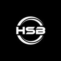 HSB Logo Design, Inspiration for a Unique Identity. Modern Elegance and Creative Design. Watermark Your Success with the Striking this Logo. vector