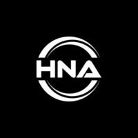 hna logo diseño, inspiración para un único identidad. moderno elegancia y creativo diseño. filigrana tu éxito con el sorprendentes esta logo. vector