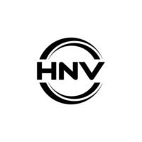 hnv logo diseño, inspiración para un único identidad. moderno elegancia y creativo diseño. filigrana tu éxito con el sorprendentes esta logo. vector