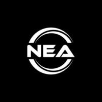 NEA Logo Design, Inspiration for a Unique Identity. Modern Elegance and Creative Design. Watermark Your Success with the Striking this Logo. vector