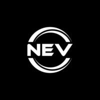NEV Logo Design, Inspiration for a Unique Identity. Modern Elegance and Creative Design. Watermark Your Success with the Striking this Logo. vector