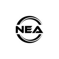 NEA Logo Design, Inspiration for a Unique Identity. Modern Elegance and Creative Design. Watermark Your Success with the Striking this Logo. vector