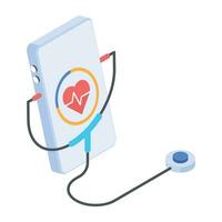 Set of Medical Equipment Isometric Icons vector