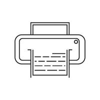 printer icon vector