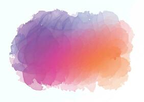 Vector abstract watercolor background