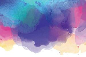 Vector abstract watercolor background