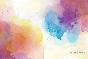 Vector abstract watercolor background