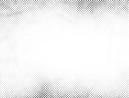 Abstract halftone background and grunge texture fade dotted gradient on white background. Free Vector