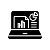 Data analysis icon vector. Data science illustration sign. Analytics symbol. Trading logo. vector