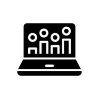 Data analysis icon vector. Data science illustration sign. Analytics symbol. Trading logo. vector