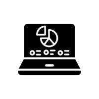 Data analysis icon vector. Data science illustration sign. Analytics symbol. Trading logo. vector