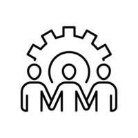 Team work partner, Friendship colleagues, friend supporting. business community. work together. project collaboration. partnership. Teamwork icon. Vector illustration.Design on white background.EPS10