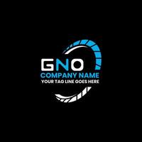 gno letra logo creativo diseño con vector gráfico, gno sencillo y moderno logo. gno lujoso alfabeto diseño