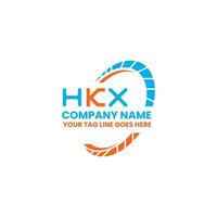 HKX letter logo creative design with vector graphic, HKX simple and modern logo. HKX luxurious alphabet design