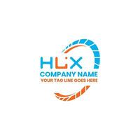 HLX letter logo creative design with vector graphic, HLX simple and modern logo. HLX luxurious alphabet design