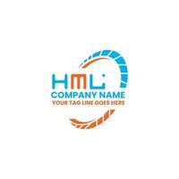HML letter logo creative design with vector graphic, HML simple and modern logo. HML luxurious alphabet design