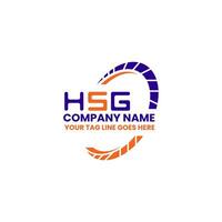 HSG letter logo creative design with vector graphic, HSG simple and modern logo. HSG luxurious alphabet design