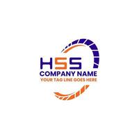 HSS letter logo creative design with vector graphic, HSS simple and modern logo. HSS luxurious alphabet design