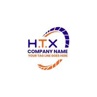 HTX letter logo creative design with vector graphic, HTX simple and modern logo. HTX luxurious alphabet design