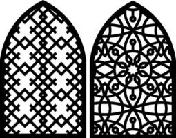 Simple Vector Pattern for Laser Cutting, Decoration, and Ornament. Metal design, wood carving, vector