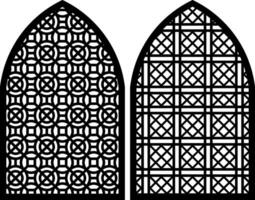 Simple Vector Pattern for Laser Cutting, Decoration, and Ornament. Metal design, wood carving, vector