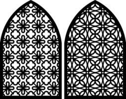 Simple Vector Pattern for Laser Cutting, Decoration, and Ornament. Metal design, wood carving, vector