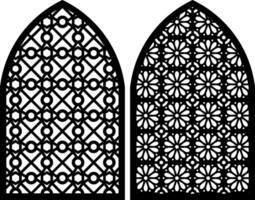 Simple Vector Pattern for Laser Cutting, Decoration, and Ornament. Metal design, wood carving, vector