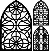 Simple Vector Pattern for Laser Cutting, Decoration, and Ornament. Metal design, wood carving, vector