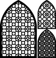 Simple Vector Pattern for Laser Cutting, Decoration, and Ornament. Metal design, wood carving, vector