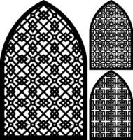 Simple Vector Pattern for Laser Cutting, Decoration, and Ornament. Metal design, wood carving, vector