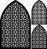 Simple Vector Pattern for Laser Cutting, Decoration, and Ornament. Metal design, wood carving, vector