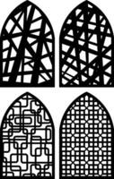 Simple Vector Pattern for Laser Cutting, Decoration, and Ornament. Metal design, wood carving, vector