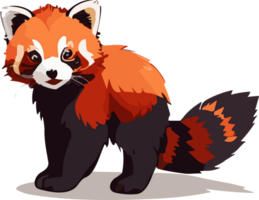 Red Panda Whispers Secrets of the Bamboo Haven AI generative png