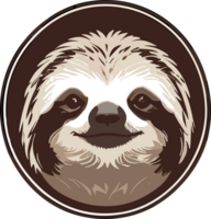 Sloth Delights Captivated by the Relaxed Charisma AI generative png