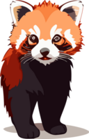 Red Panda Whispers Secrets of the Bamboo Haven AI generative png