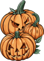 Pumpkin Perfection The World of Jack O' Lanterns AI generative png