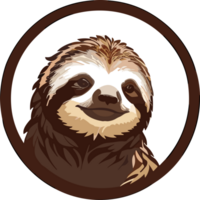 Sloth Delights Captivated by the Relaxed Charisma AI generative png