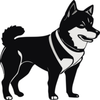 shiba inu majestad el encanto de de japon perro icono ai generativo png