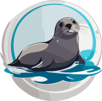 Seal Enchantment Captivating Charms of the Sea AI generative png