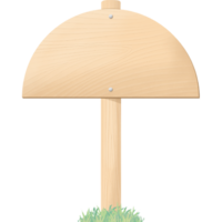 hölzern Schild Stand geometrisch Holz Zeichen png